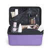 Kinston Large Capacity Travel Cosmetic Bag, Purple
