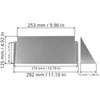 10" x 5" Galvanized Steel Vent Cover - Duct Exhaust/Inlet