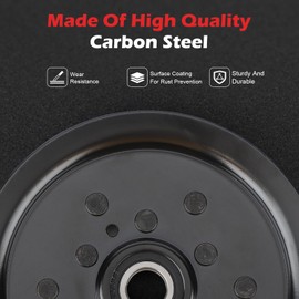 AM143737 Idler Pulley for John Deere LT190,Z225,Z235,Z245, Z255,Z355E,Z425,Z435,Z445 Replace# AM136693 (AM143737, 1pcs)