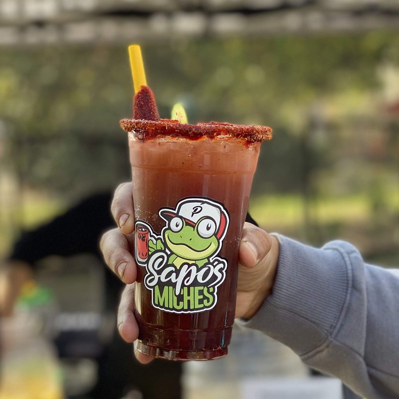 Sapo's Miches Chamoy Rim Rimming Paste Sauce Candy Dip for