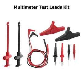 Multimeter Test Lead Kit Multimeter Accessories Multimeter Test Lead Kit Crocodile Clip Banana Plug Probe for Electronic Repairs JT8001-1