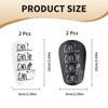 Katyjun Pack of 2 10 x 6 cm Small Shin