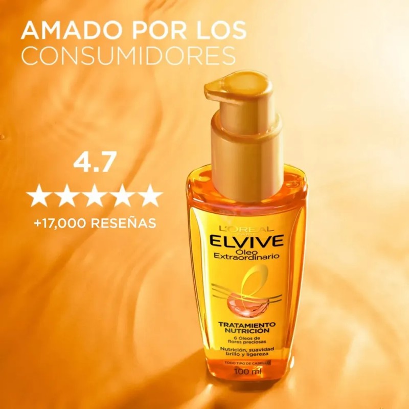 Aceite Capilar L'Oréal Paris Elvive de Óleo Extraordinario 100ml
