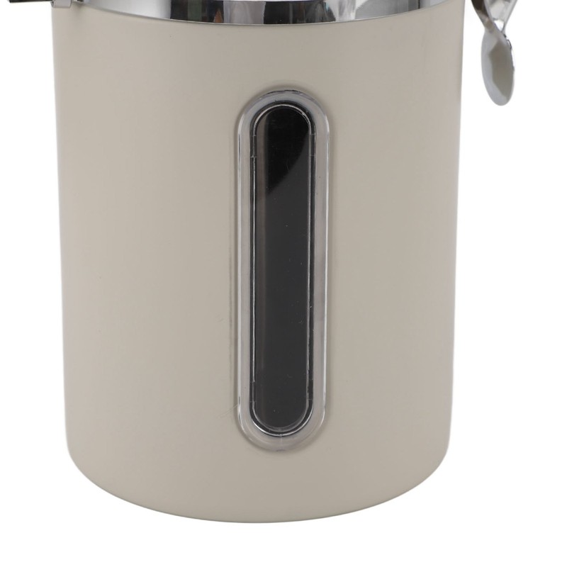 Coffee Canister 1800ml 304 Stainless Steel Window Design One Way