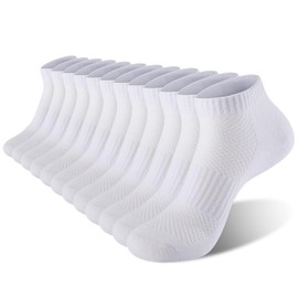 Womens 100% Cotton Ankel Socks, Athletic Performance Running Moisture Wicking Breathable socks.