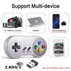 miadore Wireless USB Controller for SNES Emulator, 2 Pack 2.4G