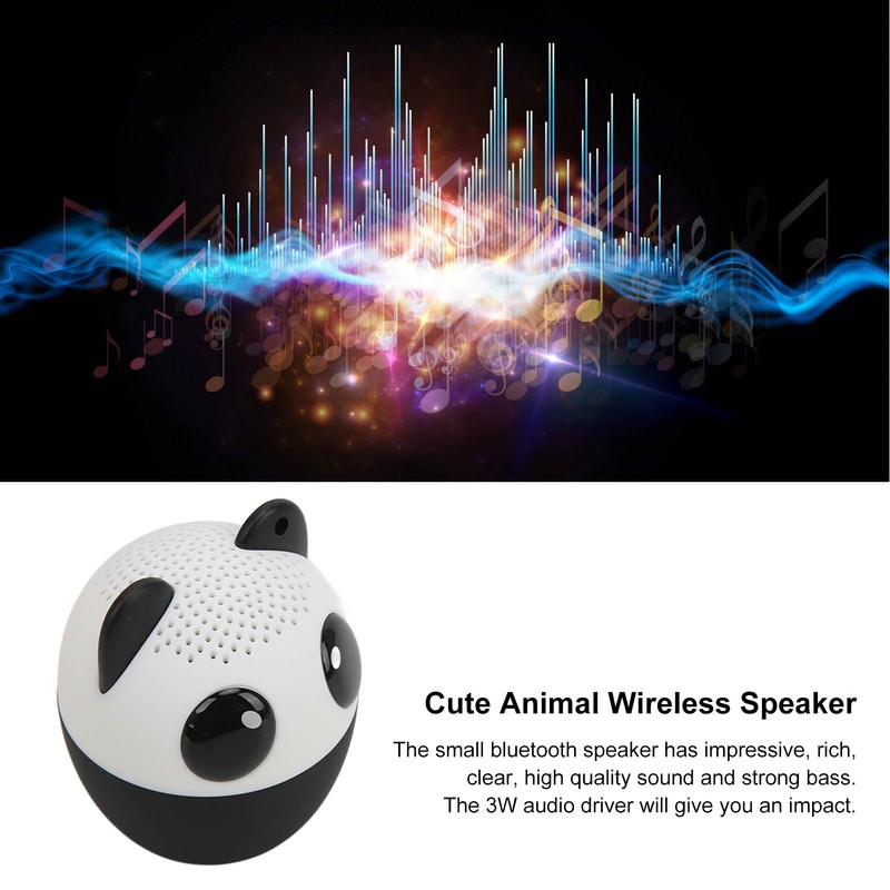 Pet Mini Bluetooth Speaker Cute Animal Wireless Loudspeaker with Selfie