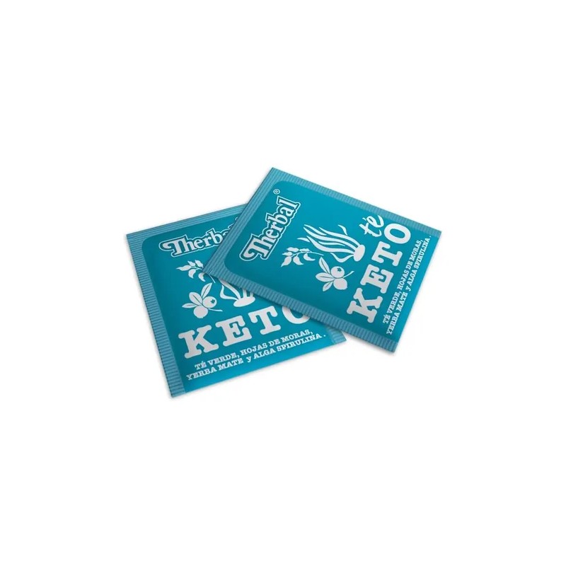 Té Keto Therbal Hierbas Con Té Verde Y Spirulina 20