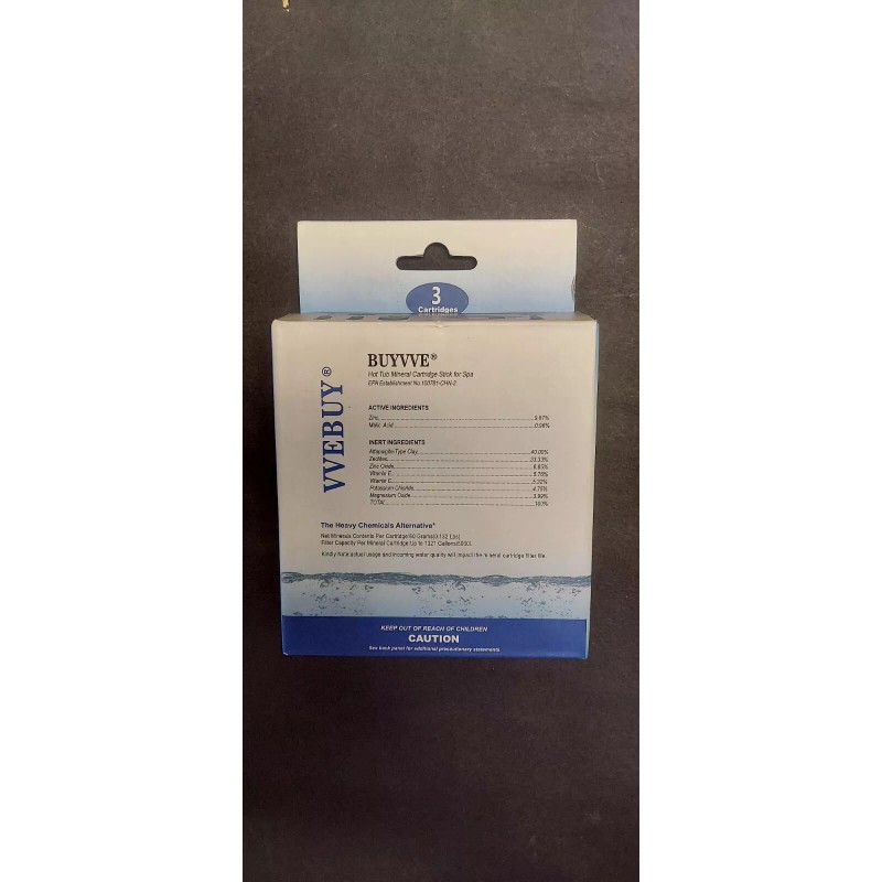 HOTUBJOY 3 Pack BUYVVE Hot Tub Filter Spa Mineral Cartridge