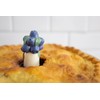 Fox Run Blueberry Pie Vent, Pie Bird for Baking