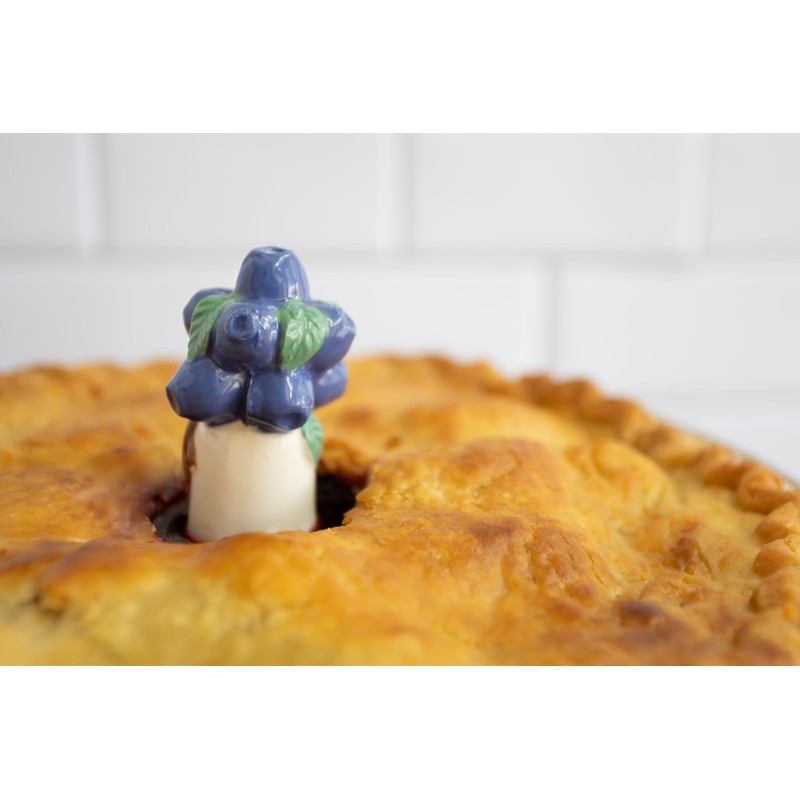Fox Run Blueberry Pie Vent, Pie Bird for Baking