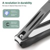 Nail Clippers with Catcher 2-Pack, Long Handle, Sharp & Sturdy