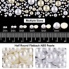 4000PCS Flatback Rhinestones and Half Round Pearls Kit #39, Multi