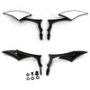 Black Motorcycle Sportster Mirrors for Harley Road King Street Electra