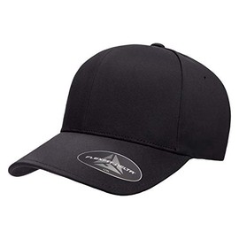 Flex fit Men's Visor, Black, Small-Medium