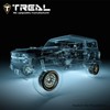 TREAL 1.0 Brass Beadlock Wheels Crawler Wheel Rims (4P) Hubs
