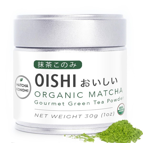 Oishi Matcha 30g - Organic Latte Grade Matcha - First