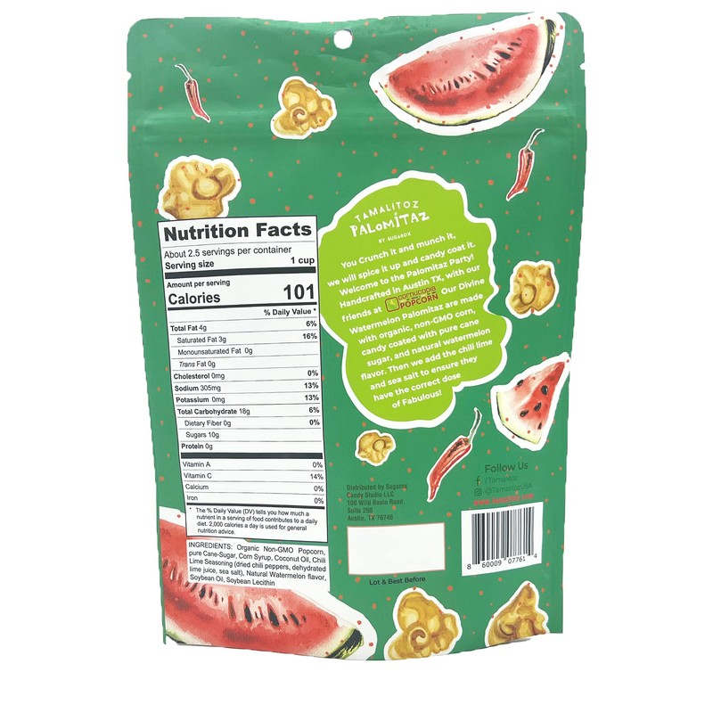 Tamalitoz by Sugarox Popcorn - PALOMITAZ Fiesta Pack 4 Pouches,