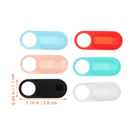 Angoily 6pcs Webcam Cover Slider Privacy for Laptops Computers and Tablets Material Easy Open Prevent Webcam Hacking and Monitoring