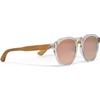 GOWOOD Panto Round Transparent Clear Women and Mens Sunglasses Polarized