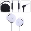 Clip Earphones Wired - 3.5mm Ear Hook Stereo Earbuds -