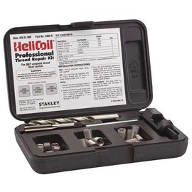 Thread Repair Kit, 304 SS, 3/8-24, 18 Pcs