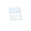 BAIDE HOME Replacement Short Glass Panels for Tabletop Gas Fire
