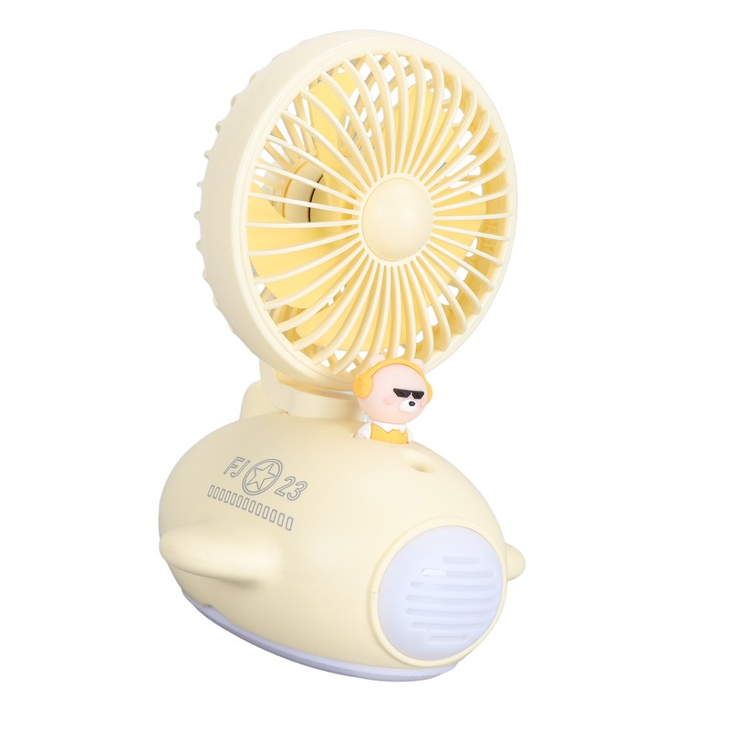 Desktop Cooling Fan with Mist Function USB Rechargeable Fan Portable