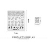 Alexnailart Nail Stamping Plate Creative Cartoon Animal Theme Image Design