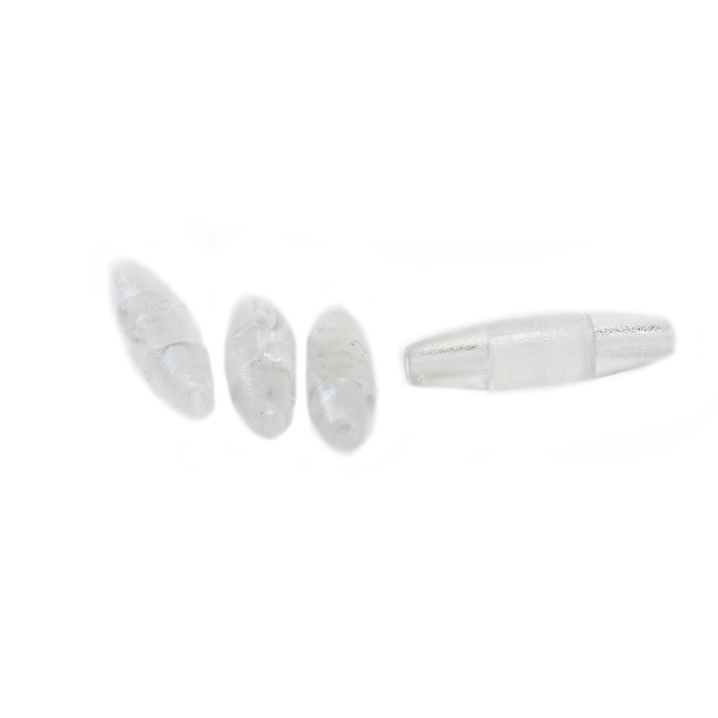Axisco Leader Connector, Small, Clear, Pack of 4