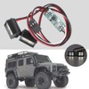 RC Car Roof Light, 2PCS 17mm Remote Control Crawler Decoration