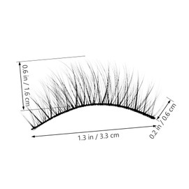 Healeved Real Look Thick False Eyelashes 6d Handmade Cross Lashes Hair Eyelashes Perfect for Daily Makeup