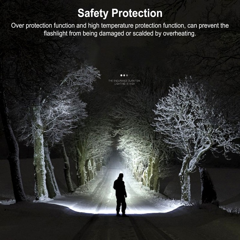 ST70 LED Powerful Handheld Flashlight 10000LM Waterproof 4 Modes Flashlight