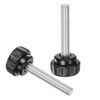 sourcing map 4pcs Knurled Clamping Knobs M8 x 50mm Metric