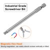 sourcing map Ball End Hex Screwdriver Bit 5mm (H5.0) Tip