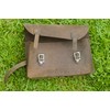 Frame Satchel Bag For Bicycle Genuine Leather ANTIQUE BROWN Bike