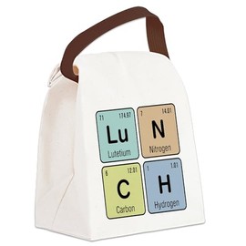 CafePress Chemistry Lunch Canvas Lunch Bag with Strap Handle