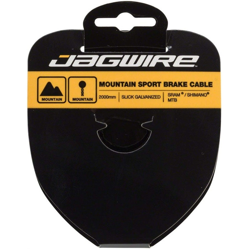 Jagwire Mountain Brake Cable - Sport Slick Galvanized - 1.5X2000mm