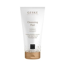 GESKE Cleansing Peel, GESKE SmartAppGuided™ Face Brushes, Exfoliating with Aloe Vera, Provitamin B5 & Bamboo Grains, Cleanser, Against Blemished Skin, All Skin Types, Vegan Formula Without Animal
