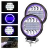 Aoling LED Work Light, 12V 24V with Blue Squid Ring,