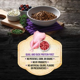 Fussie Cat Market Fresh Quail & Duck Meal Formula Grain-Free Dry Cat Food 2lb