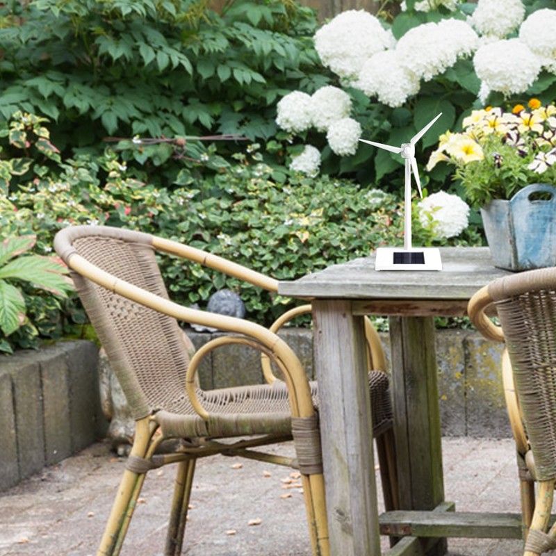 Mini Solar Energy Wind Mill Toy Kids Children Science Teaching