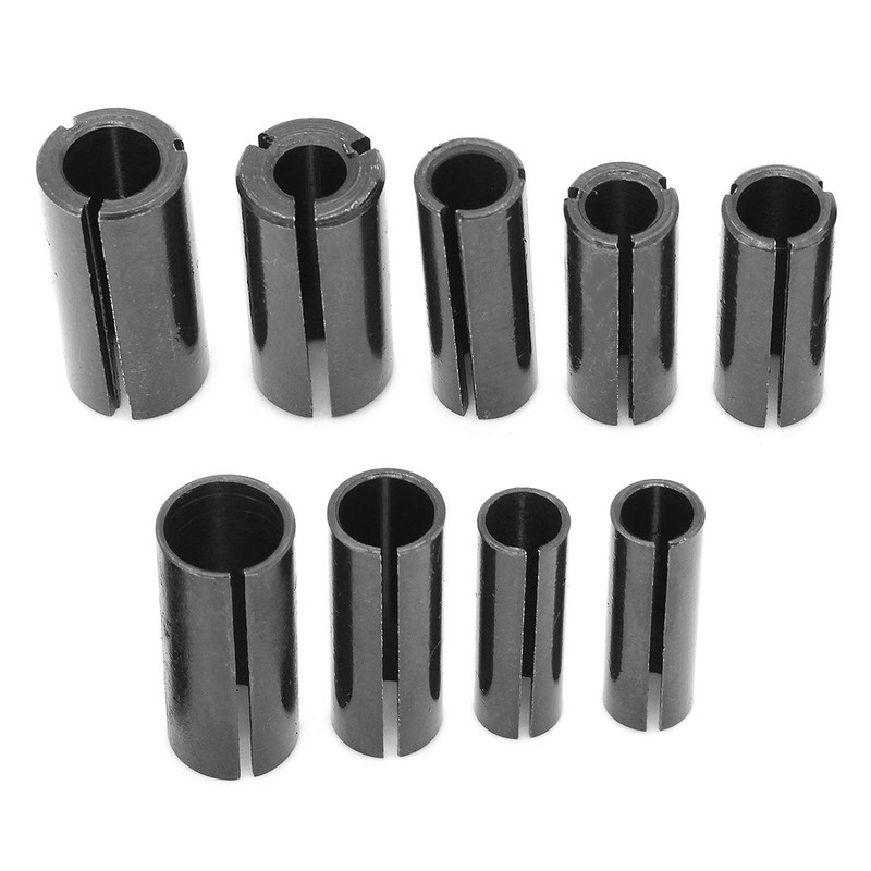 DingGreat 9 Pieces Cutter Chuck Collet Adapter Collet Adapter Woodworking