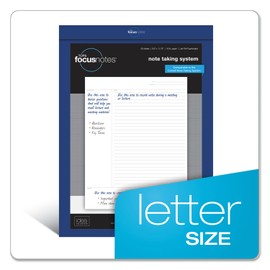 TOP77103 - TOPS FocusNotes Legal Pad, 8.5 x 11.75, White, 50 SH
