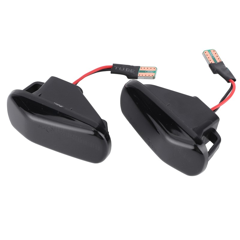 Amber Side Marker Light Fender Turn Signal Lamp 3000K Smoky