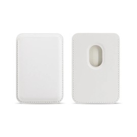 Rfid Phone Back Cardholder for Mag-safe Phone Card Wallet Credit Id Card Holder Custom Pucolor: White
