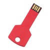 Red USB Flash Drive Aluminum Alloy Key Shape Memory U