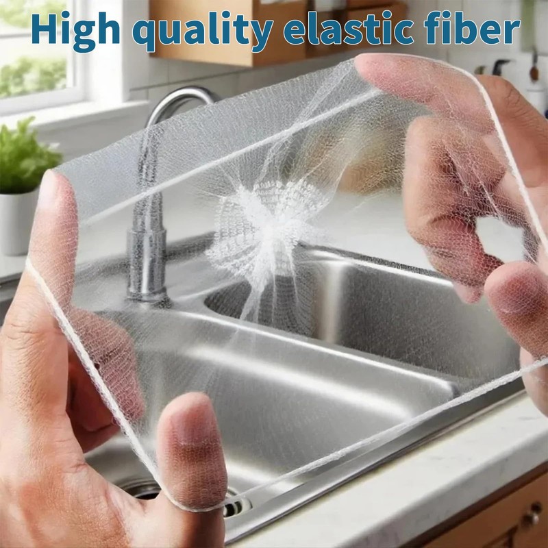 200 PCS Kitchen Disposable Mesh Sink Strainer Bags, Anti-Clogging Drain