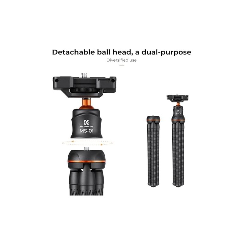 KF CONCEPT Trípode para teléfono móvil, MS01 Gorillapod con mando