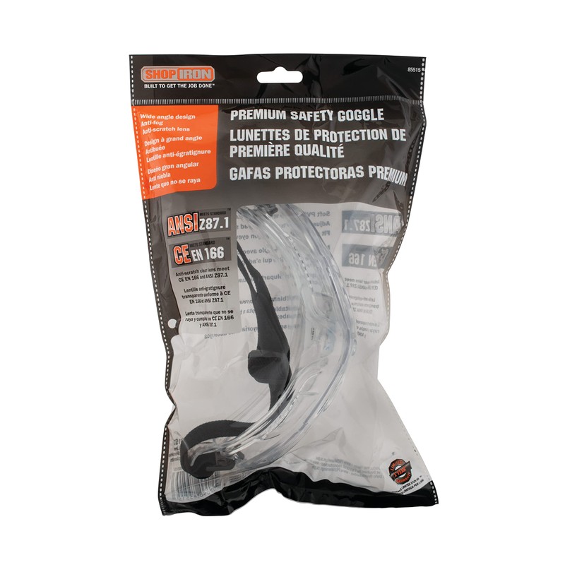 Titan 85515 Premium Safety Goggles